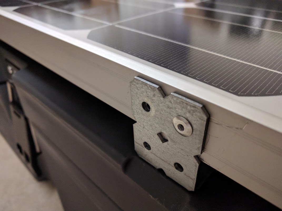 Roof storage box & solar panels – thedoble.com